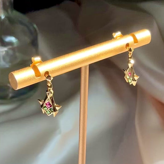 Kaveh Mini Replica Earrings (24K)