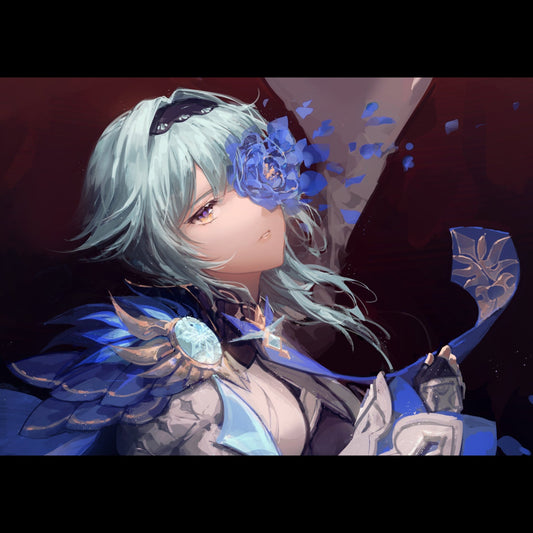 Eula & Rose Petals Crop Posters - Meowmeowgirl's Market