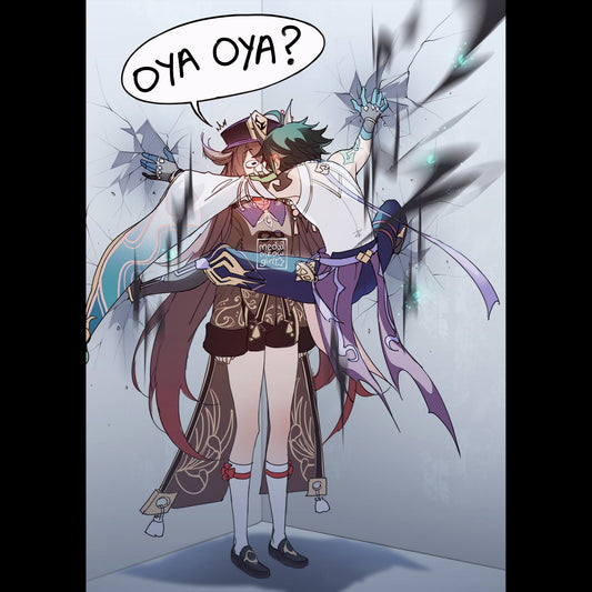 Hu Tao x Xiao Posters - Meowmeowgirl's Market